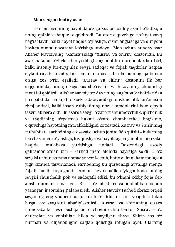 Xusrav va Shirin