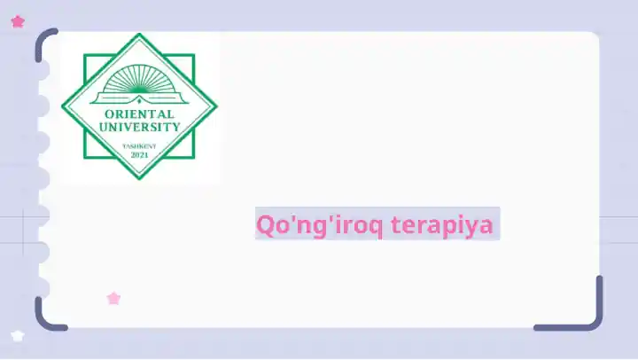 Qo'ng'iroq terapiya