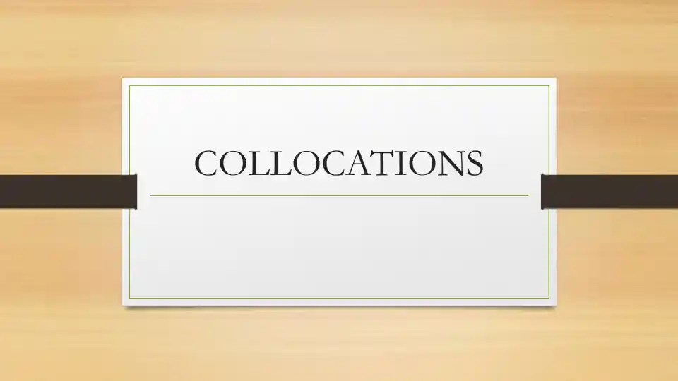 Collocations