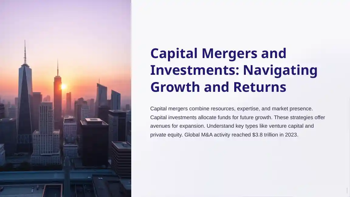 Capital Mergers and Investments: Navigating Growth and Returns