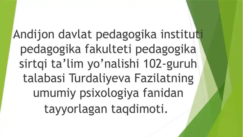 Kichik maktab yoshi davrida psixik rivojlanish xususiyatlari