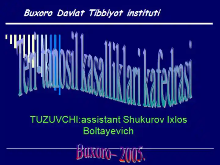 Terining zamburug'li kasalliklari