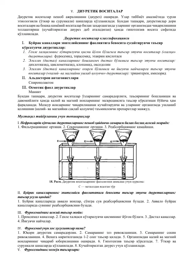 Диуретик воситалар
