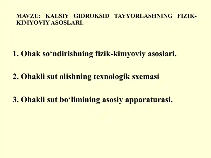 Kalsiy gidroksid
