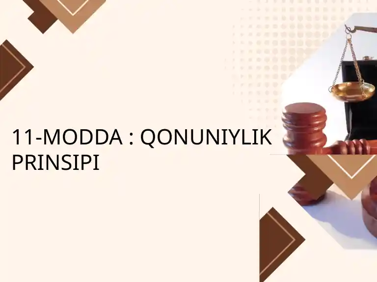 QONUNIYLIK PRINSIPI