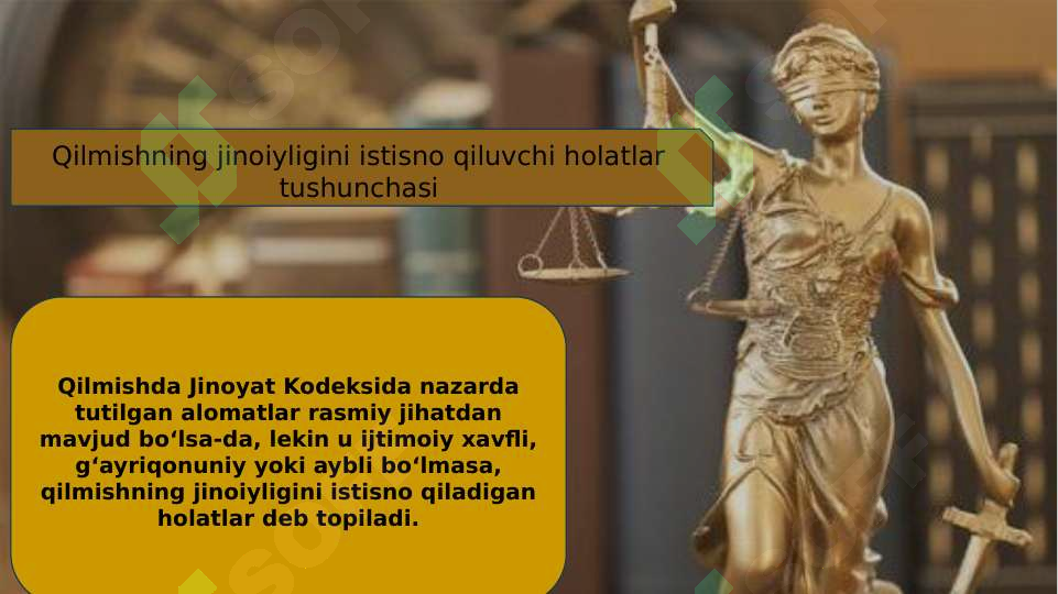 U telefonda gaplashadi va u kokragini itarib yuboradi.