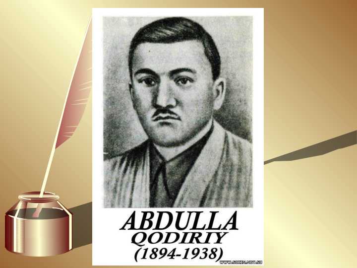 Abdulla Qodiriy hayoti va ijodi