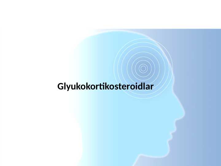 Glyukokortikosteroidlar