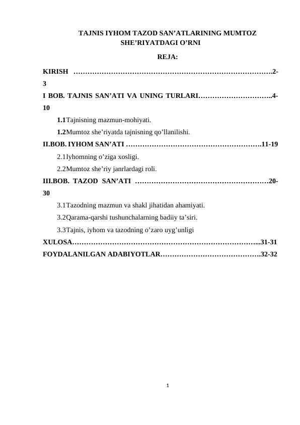 TAJNIS IYHOM TAZOD kurs ishi