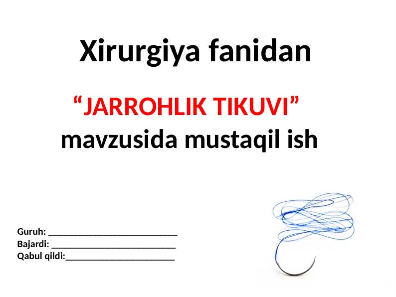 JARROHLIK TIKUVI