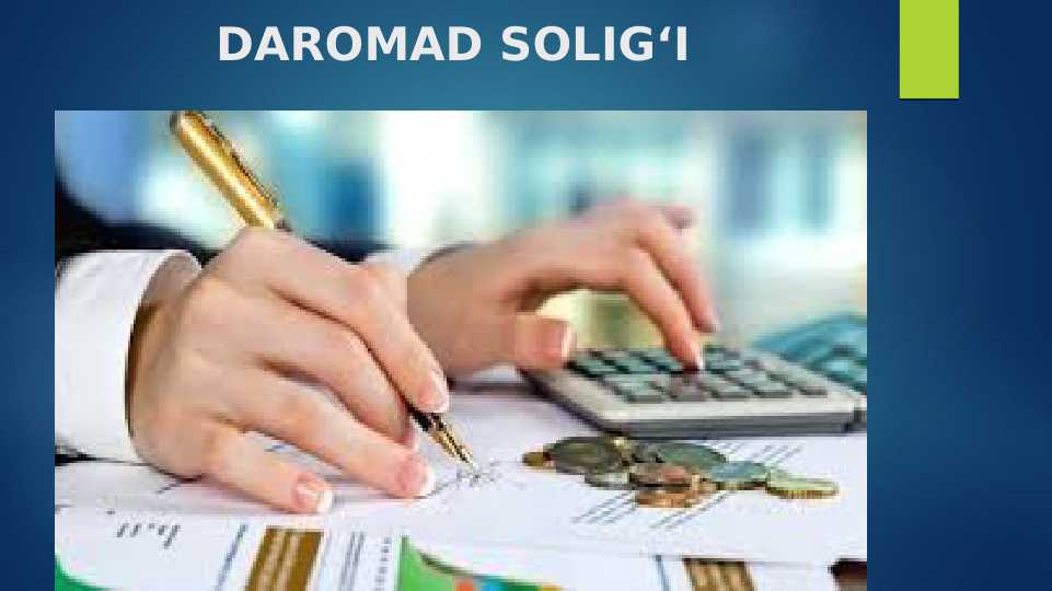 DAROMAD SOLIG‘I