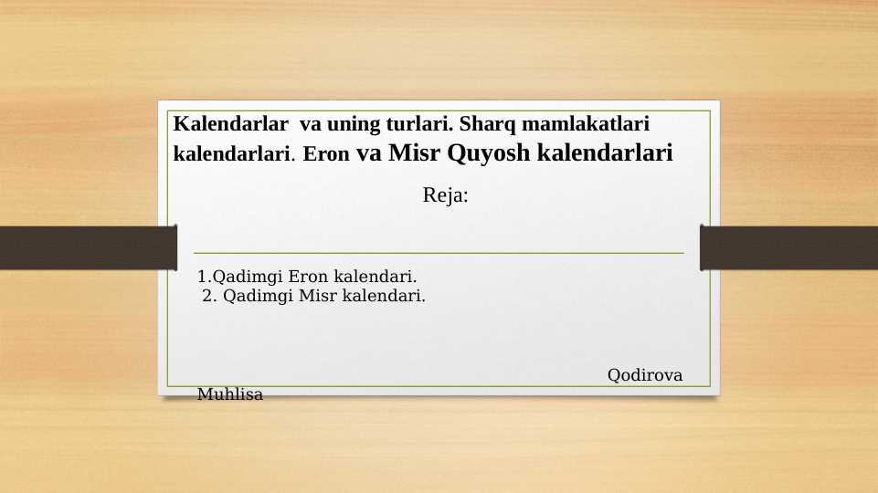 Kalendarlar Rasm Kalendarlar va uning turlari. Sharq mamlakatlari kalendarlari. Eron va ...