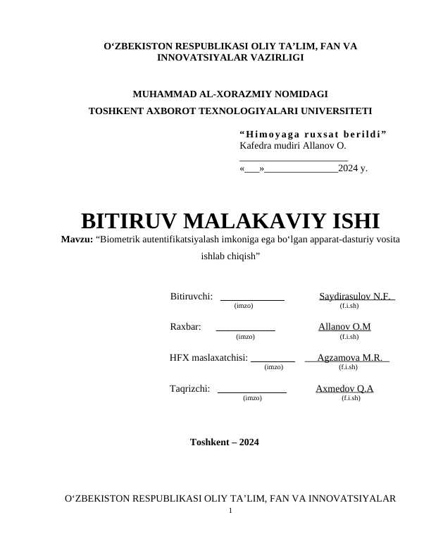 Bakalavr diplom ishi( tayyor qilingan)