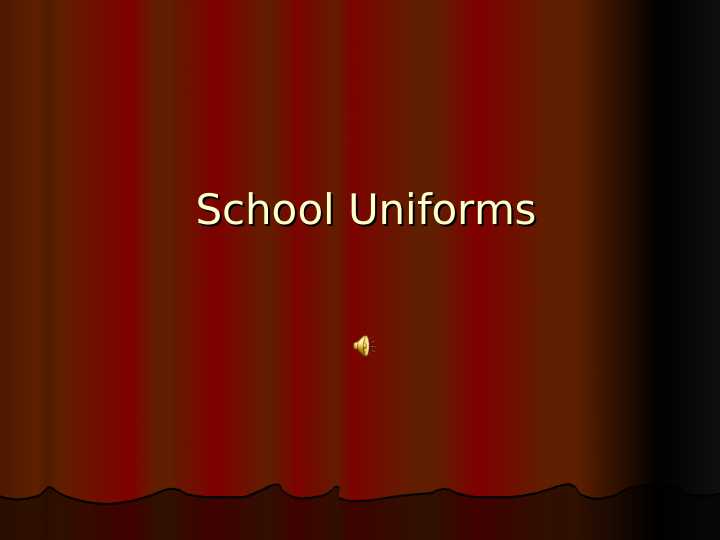 School Uniforms