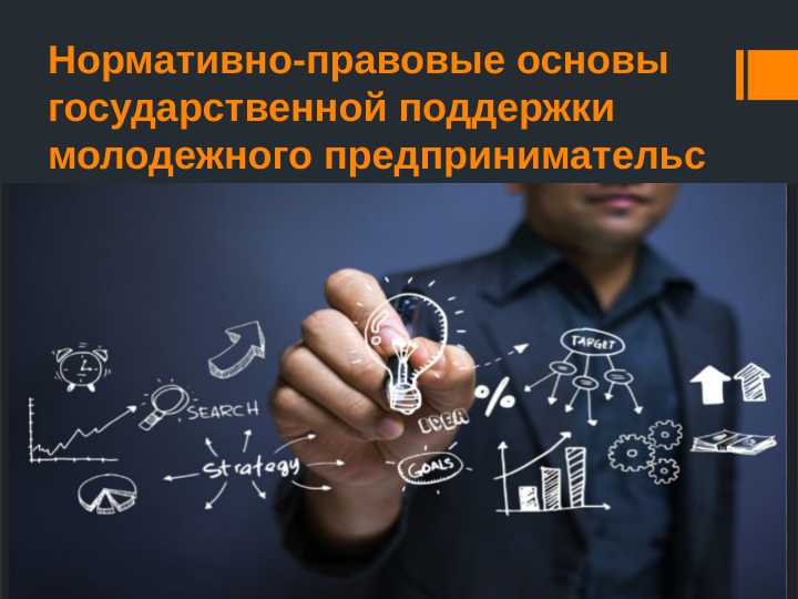 Нормативно-правовые основы государственной поддержки молодежного предпринимательства