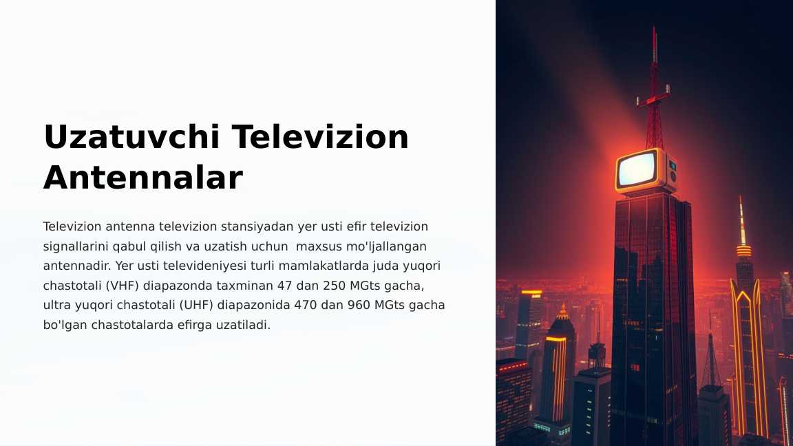 Uzatuvchi-Televizion-Antennalar