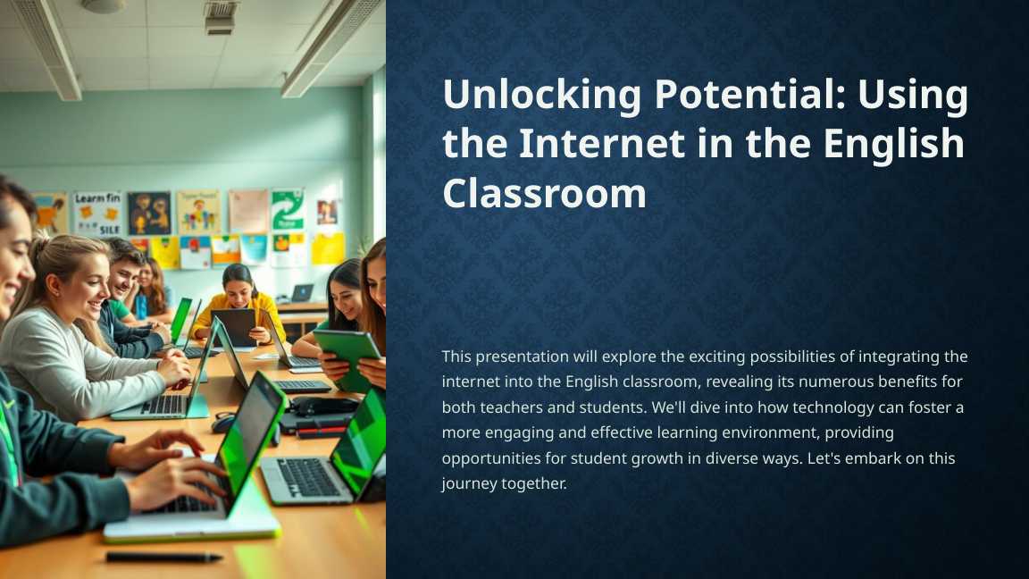 Unlocking Potential Using the in the English Classroom