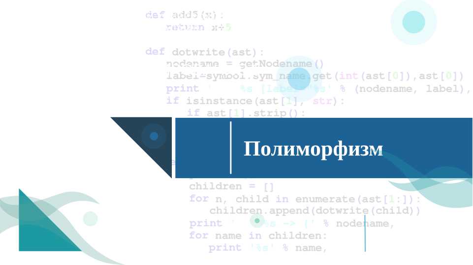 Полиморфизм