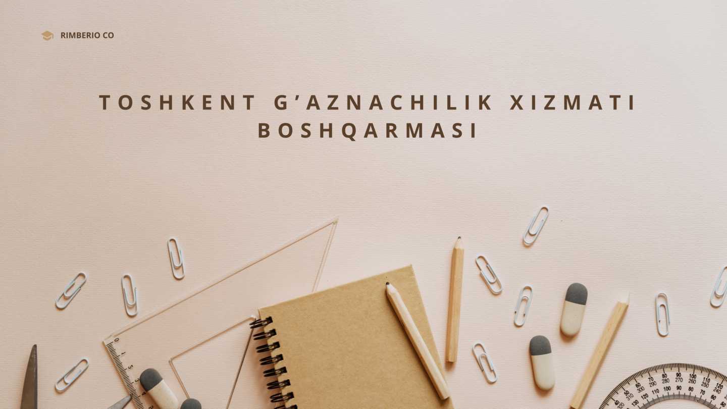 TOSHKENT G'AZNACHILIK XIZMATI BOSHQARMASI