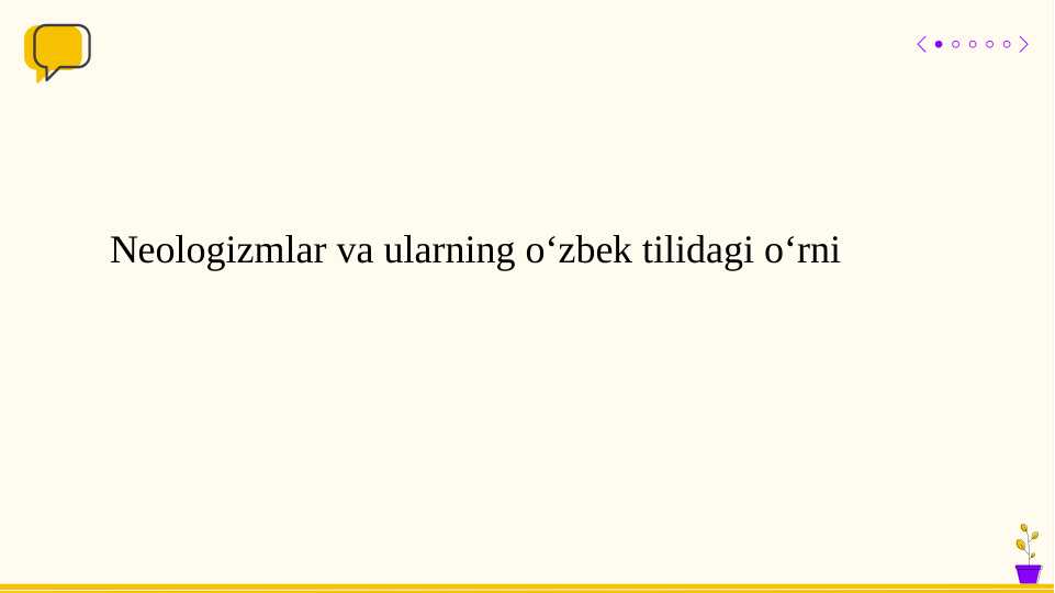 Neologizmlar
