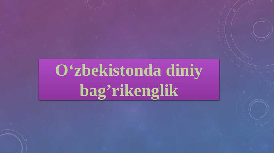 diniy bagrikenglik