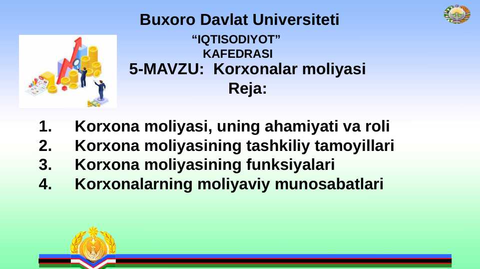 Korxonalar moliyasi