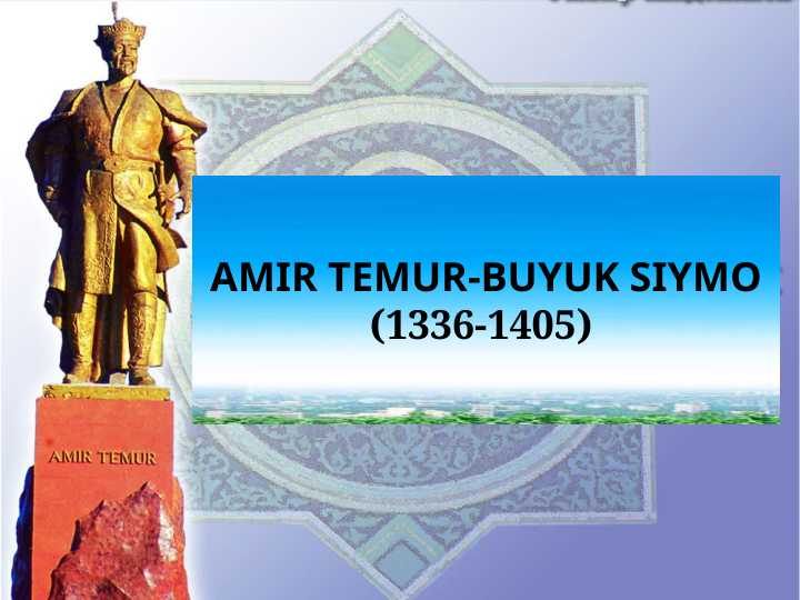 Simmo Turk Amir Temur - buyuk simo.(slayd)