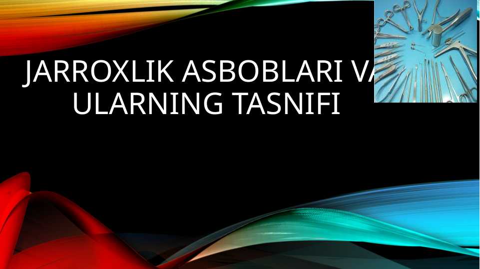 Jarrohlik asboblari