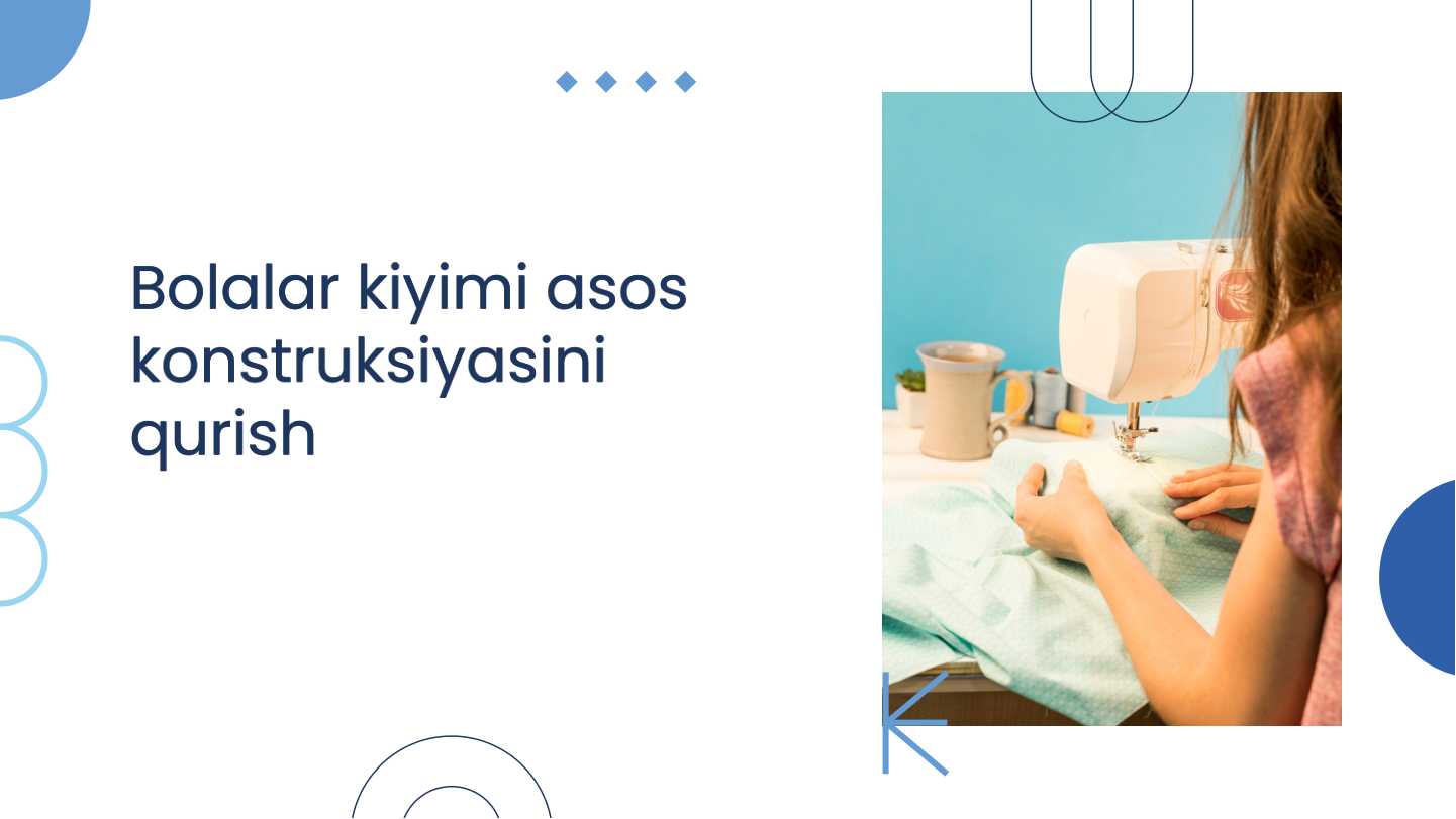 Bolalar kiyimi asos konstruksiyasini qurish