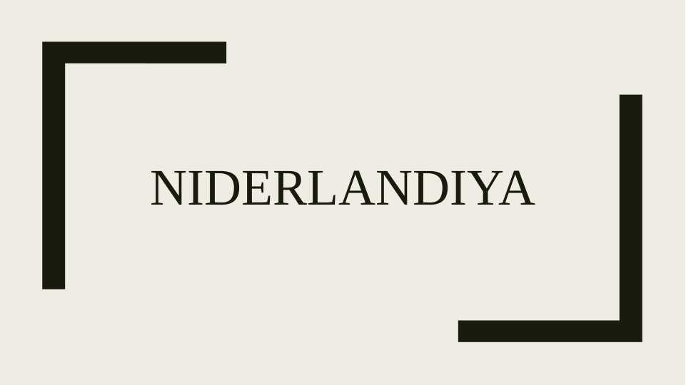 Niderlandiya
