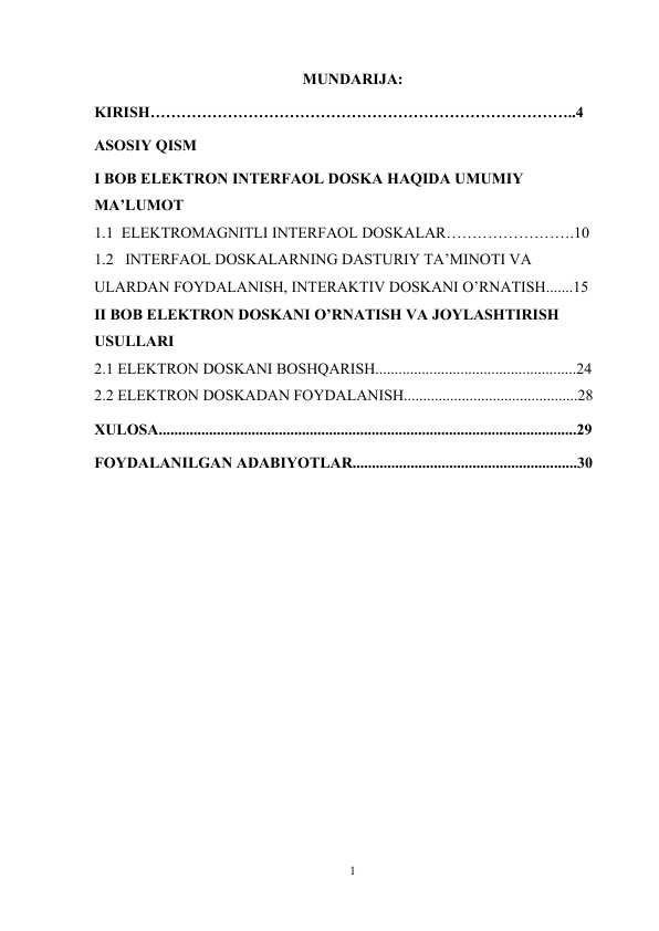 elektron doska va undan foydalanish metodikasi