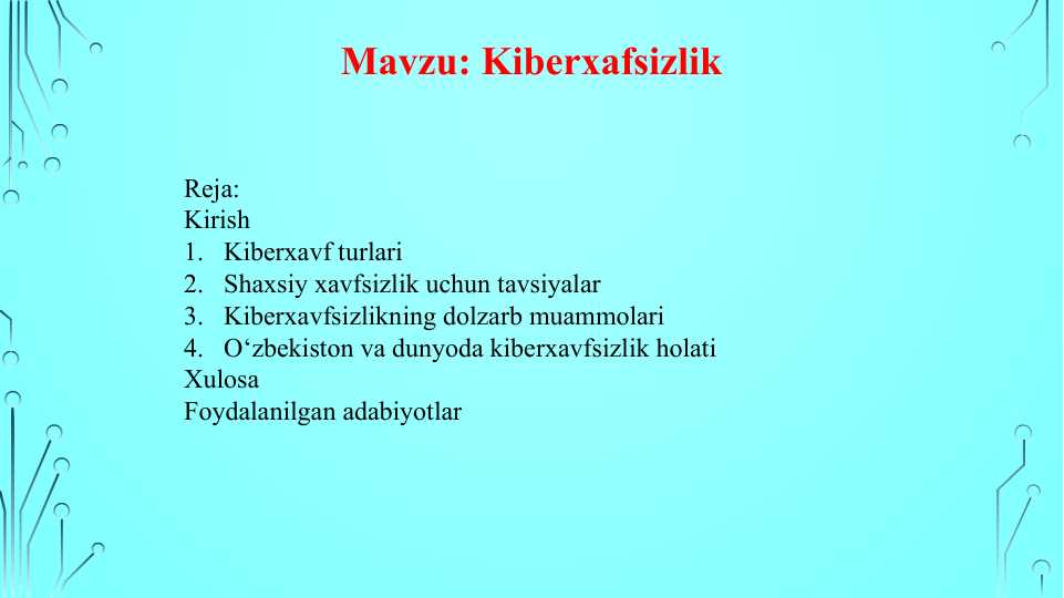Kiberxafsizlik