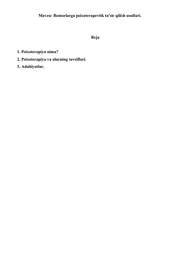 tibbiyot-bemorlarga-psixoterapevtik-tasir-qilish-usullari-referat-6-bet