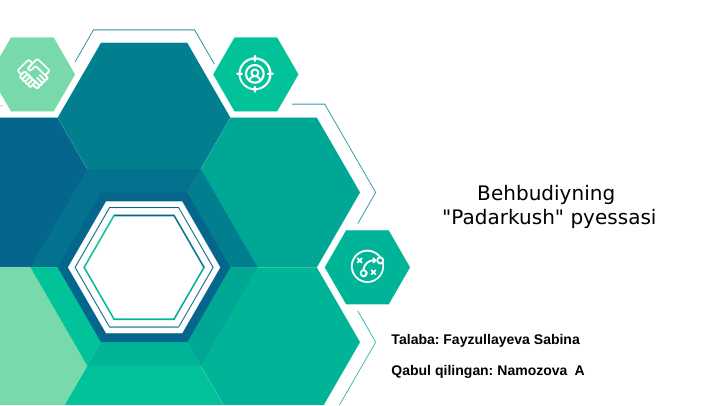Behbudiyning Padarkush pyesasi