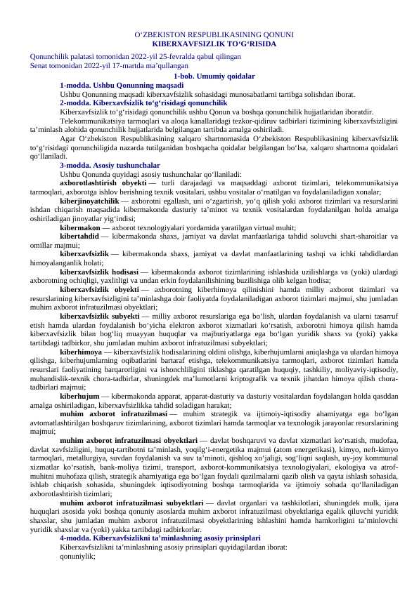 KIBERXAVFSIZLIK