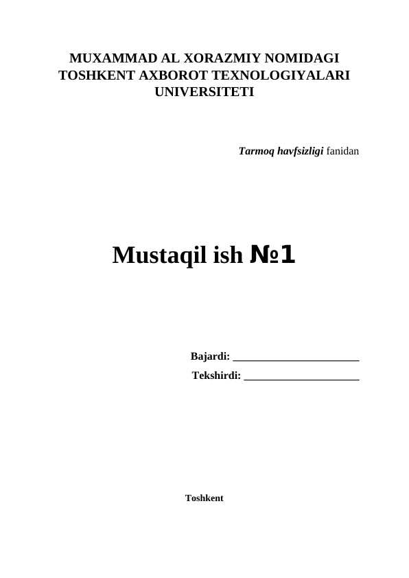 SSL ва SSH protokollarining xavfsizlik tahlili