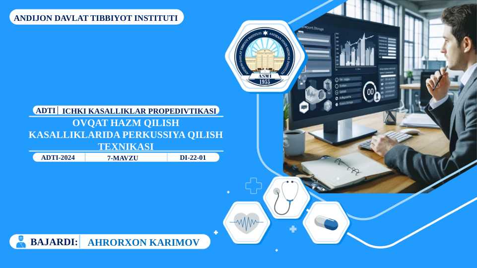 OVQAT HAZM QILISH KASALLIKLARIDA PERKUSSIYA QILISH TEXNIKASI