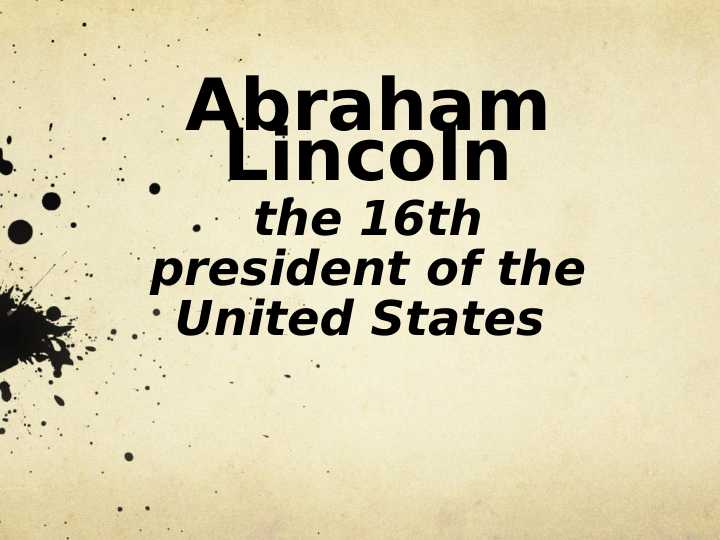 Abraham Lincoln