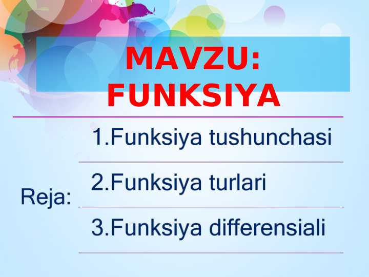 FUNKSIYA