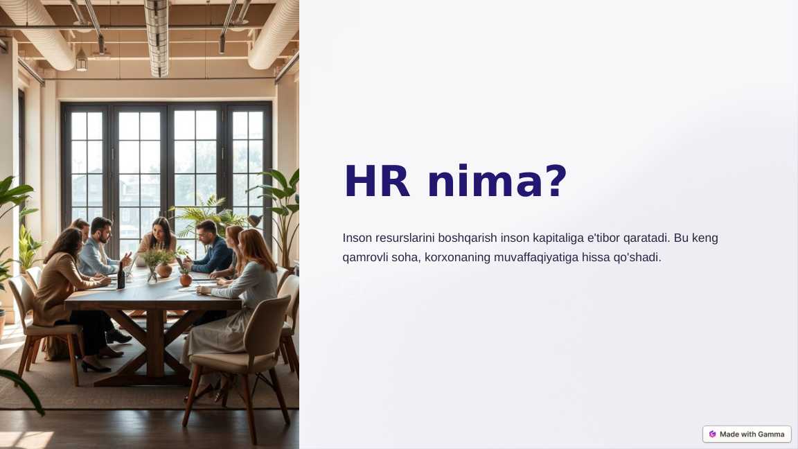 Hr (Inson resurslarini boshqarish)