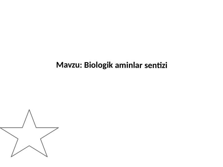 Biologik aminlar sentizi pptx