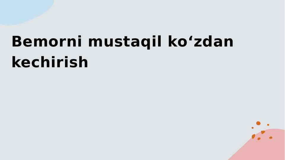 Tasodifiy kozdan kechirish