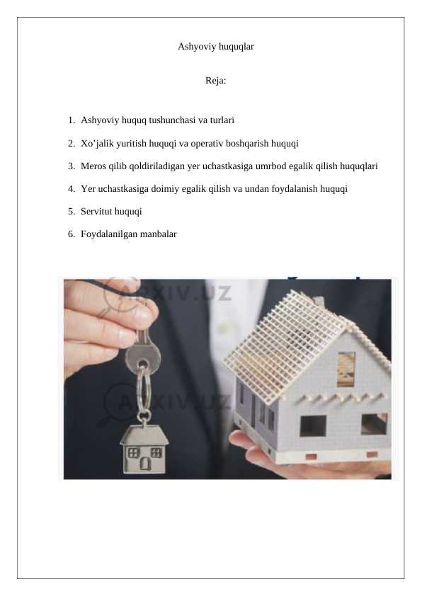 Ashyoviy huquqlar 24