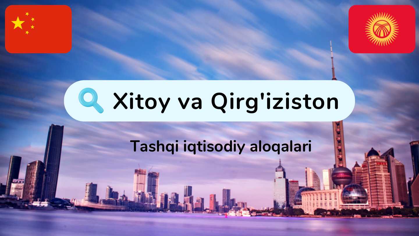 Xitoy va Qirgiziston tashqi iqtisodiy aloqalar