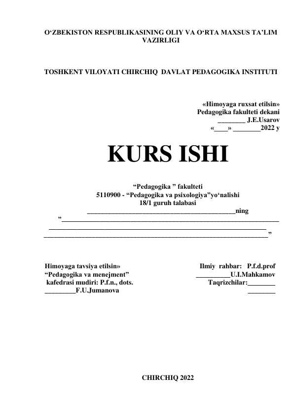 O’quvchini ma’naviy-axloqiy tarbiyalash