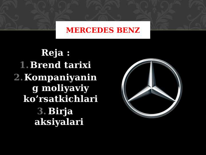 Mercedes benz