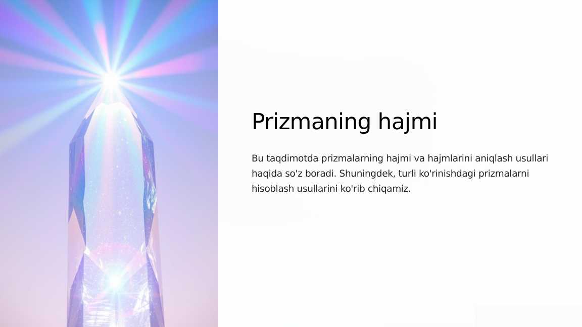 Prizmaning-hajmi