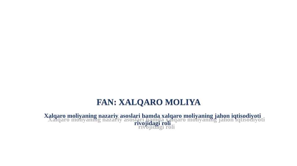 XALQARO MOLIOYA