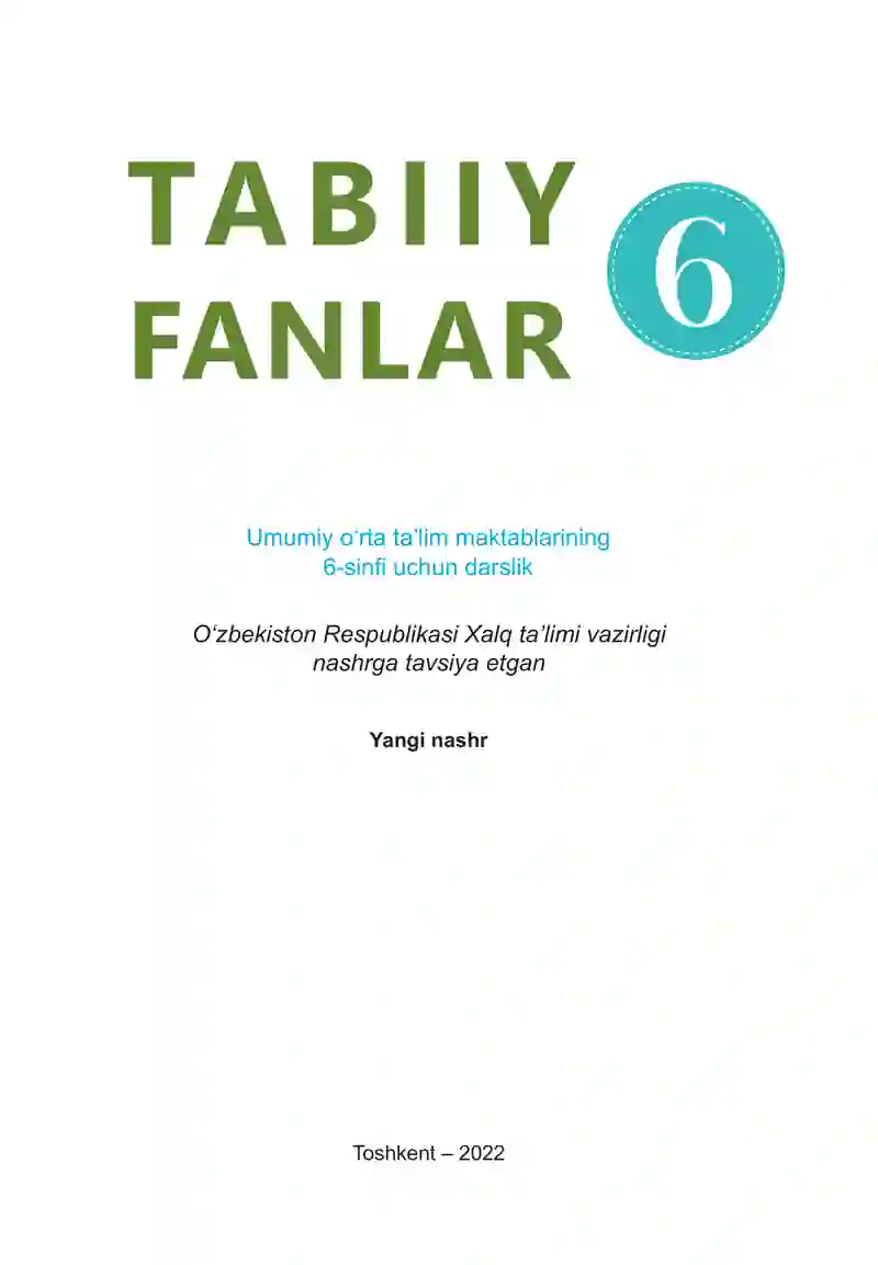 Tabiiy Fanlar Matn 6 sinf Uchun Darslik tabiiy-fanlar-matn-6-sinf-uchun-darslik