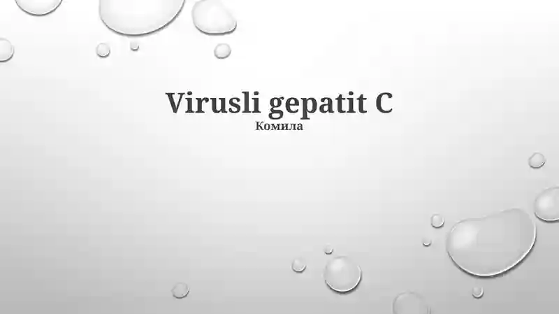 Virusli gepatit C